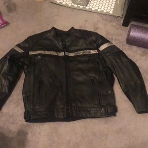 Harley Davidson Mens Leather Jacket 2XL
